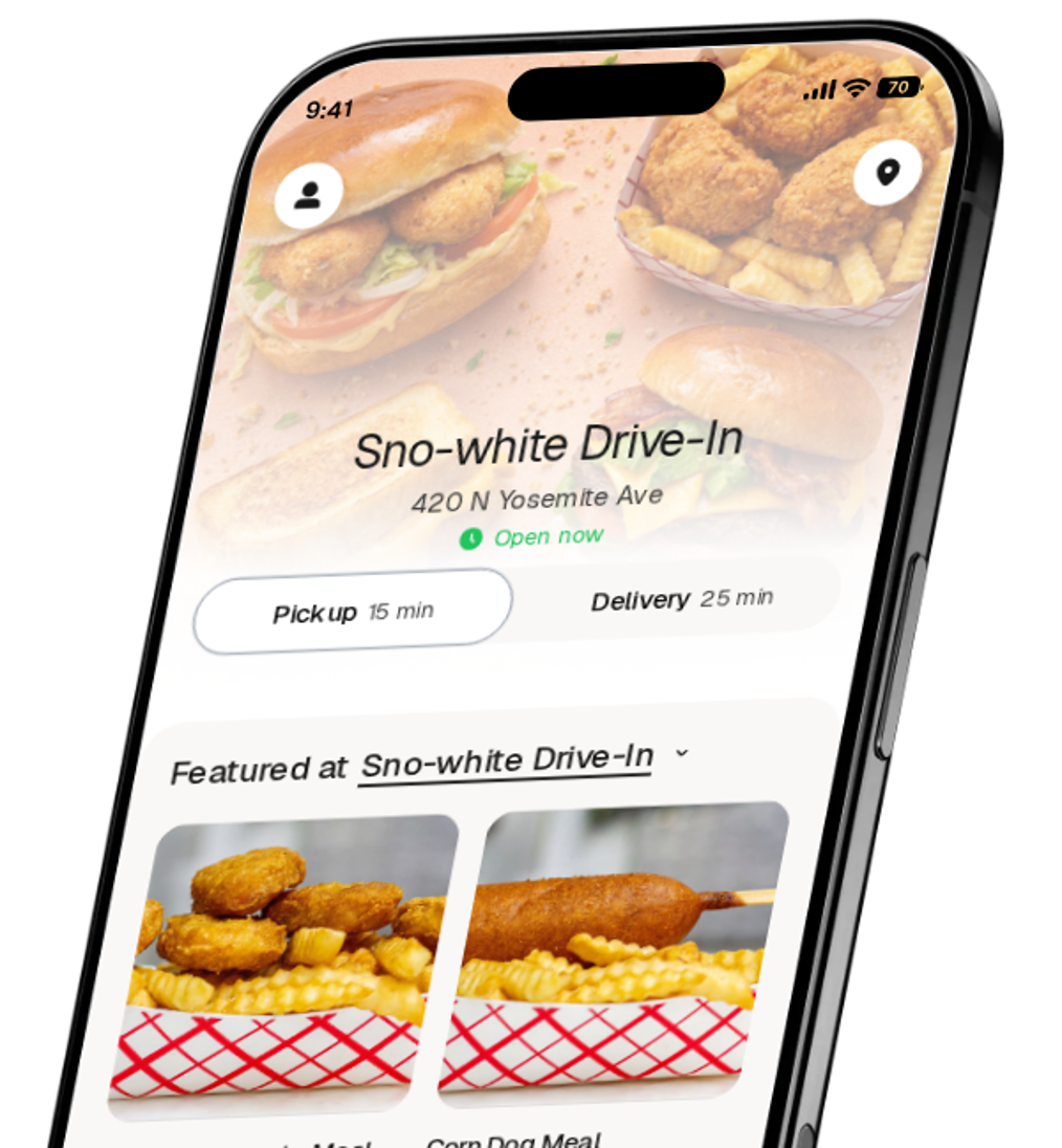 Sno-white Drive-In app preview