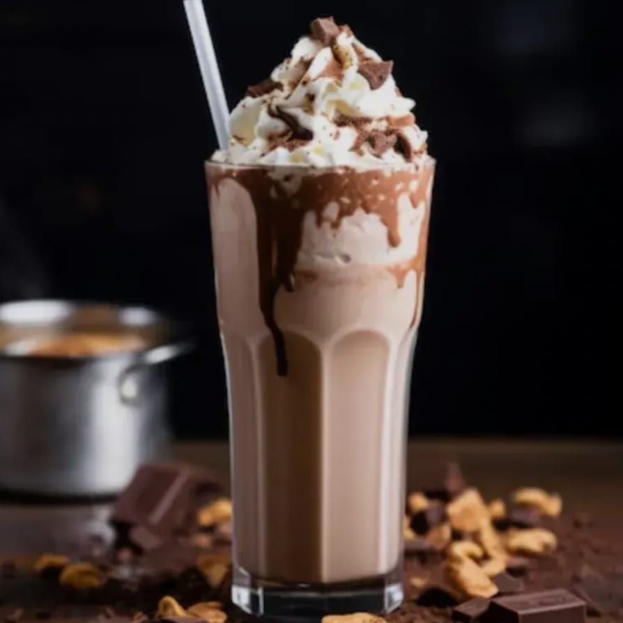 Hazelnut Milkshake.
