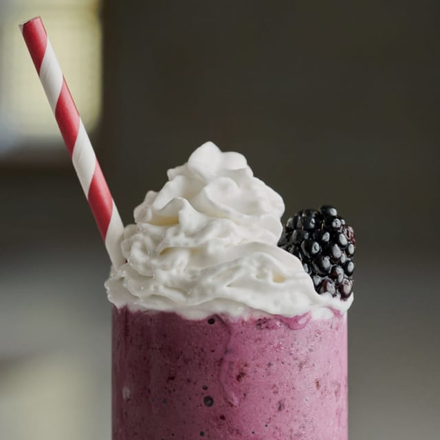 Blackberry Milkshake.