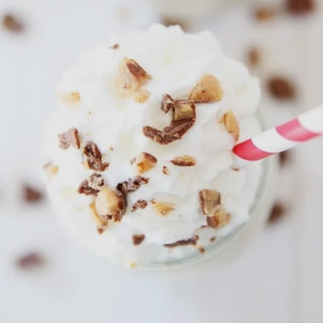 English Toffee Milkshake.