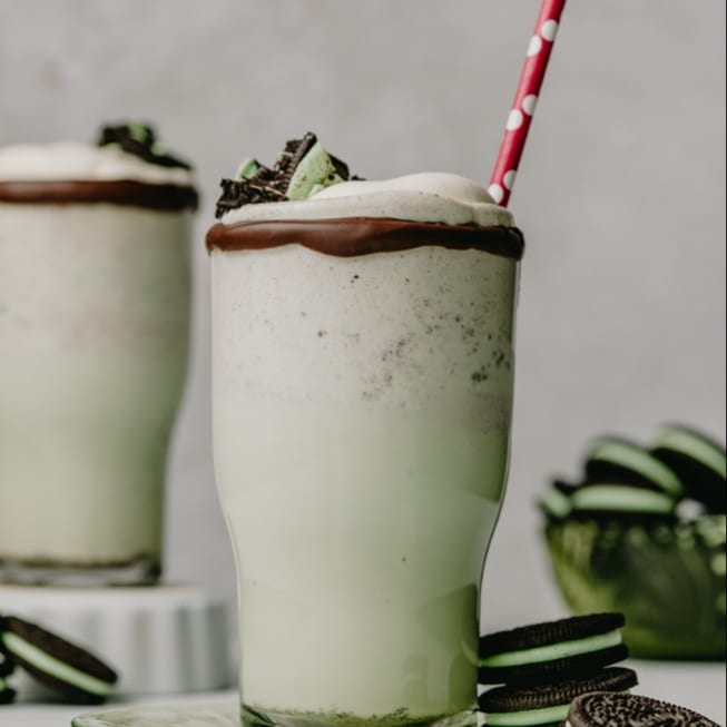 Mint Chip Milkshake.