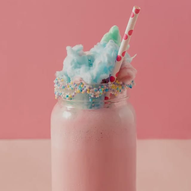 Cotton Candy Milkshake.