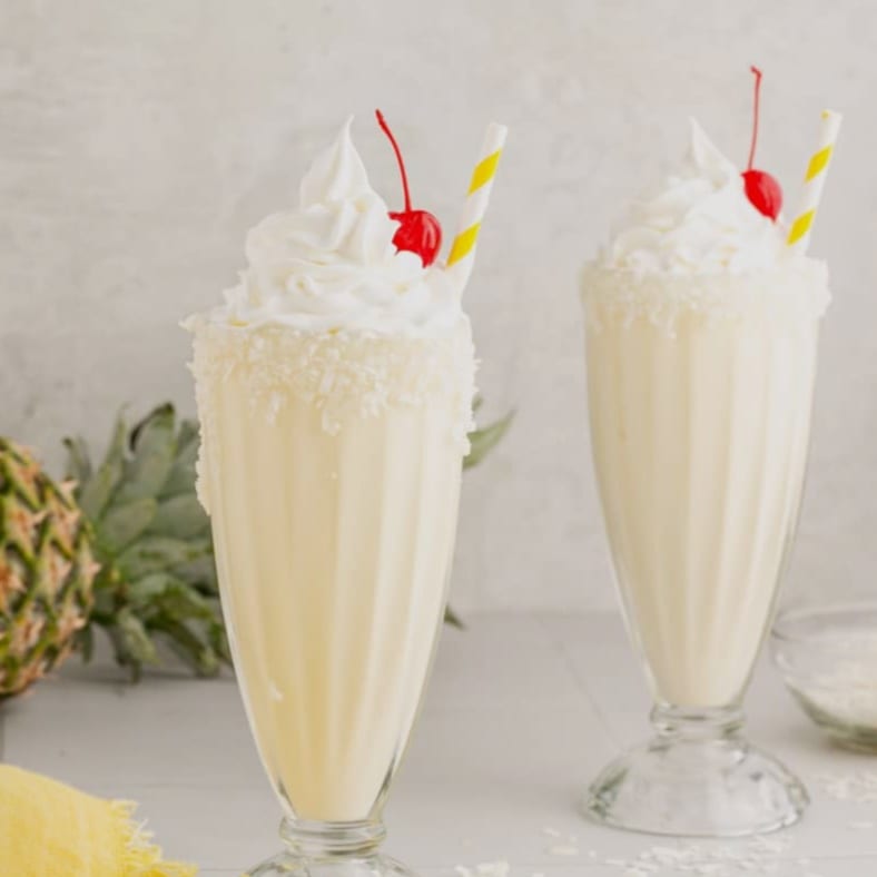 Regular pineapple shake.
