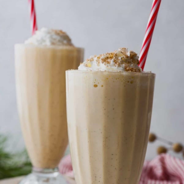 Egg Nog Milkshake.