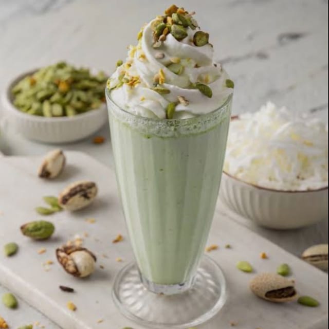 Pistachio Milkshake.