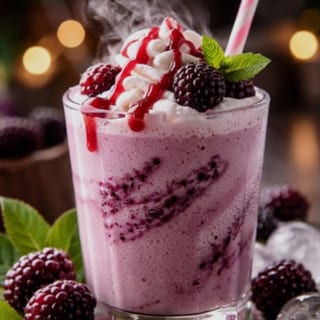 Boysenberry Milkshake