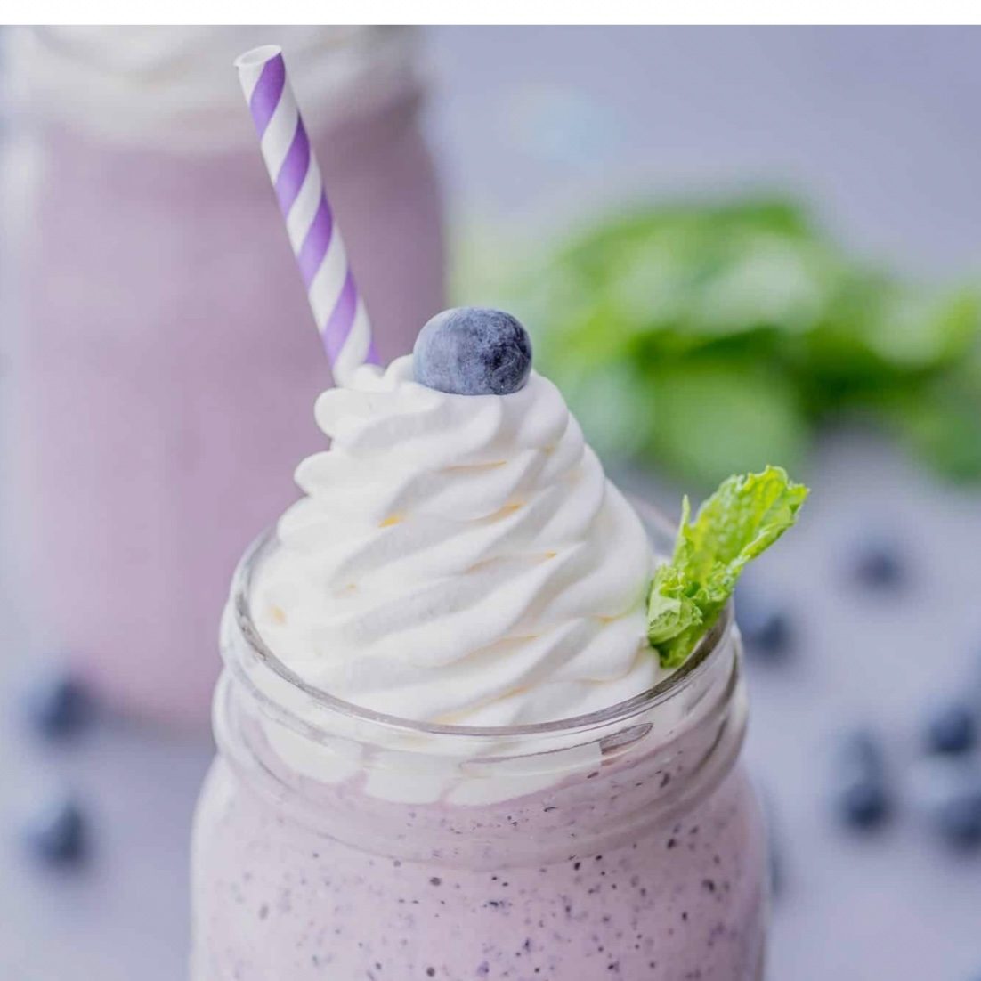 Blueberry Milkshake.