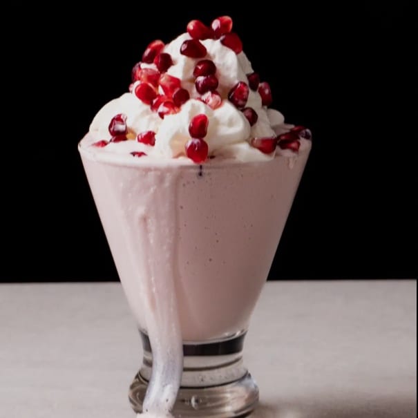 Pomegranate Milkshake.