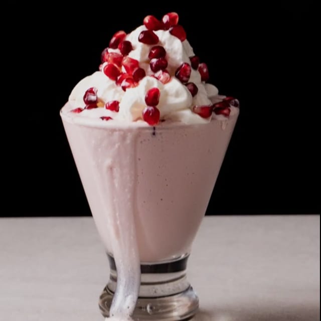 Pomegranate Milkshake.