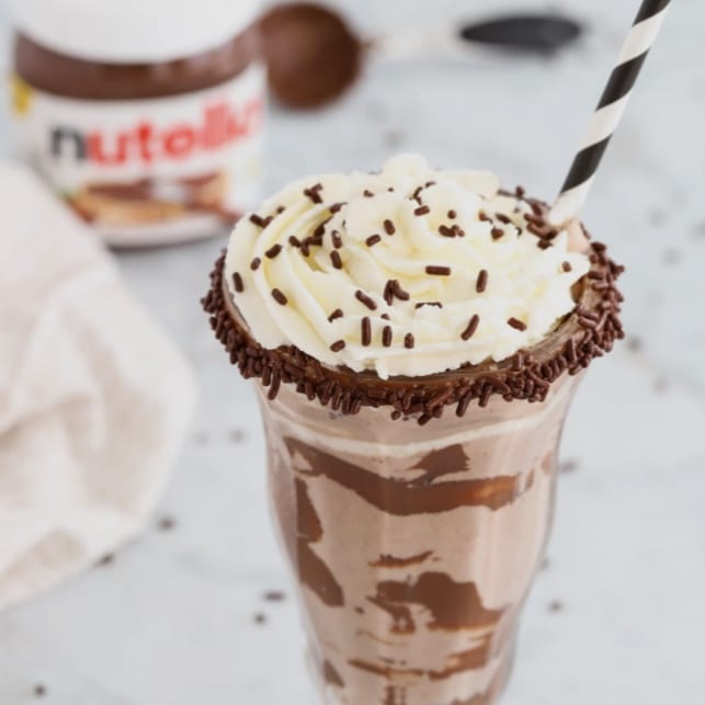 Large Nutella shake.