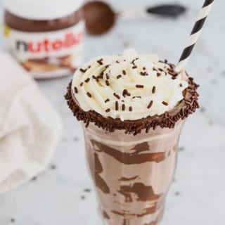Large Nutella shake
