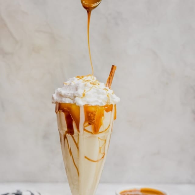 Salted Caramel Milkshake.
