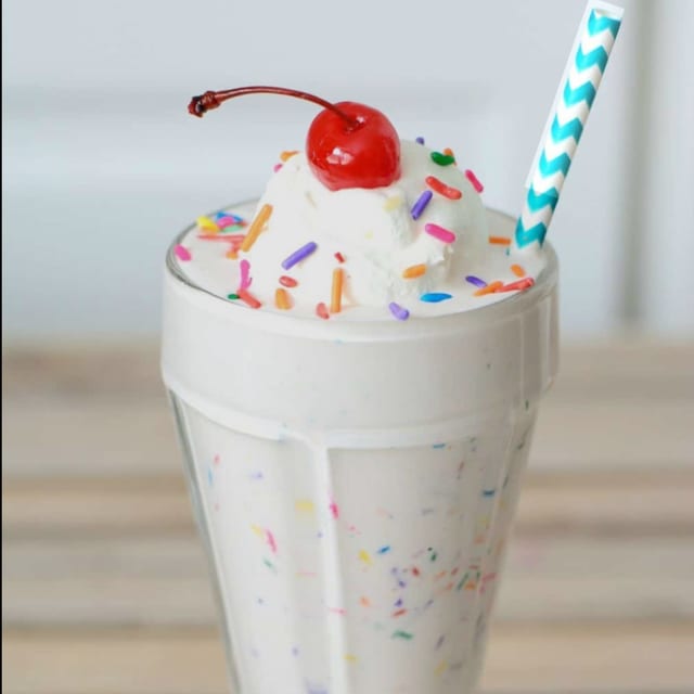 Cake Batter Milkshake.