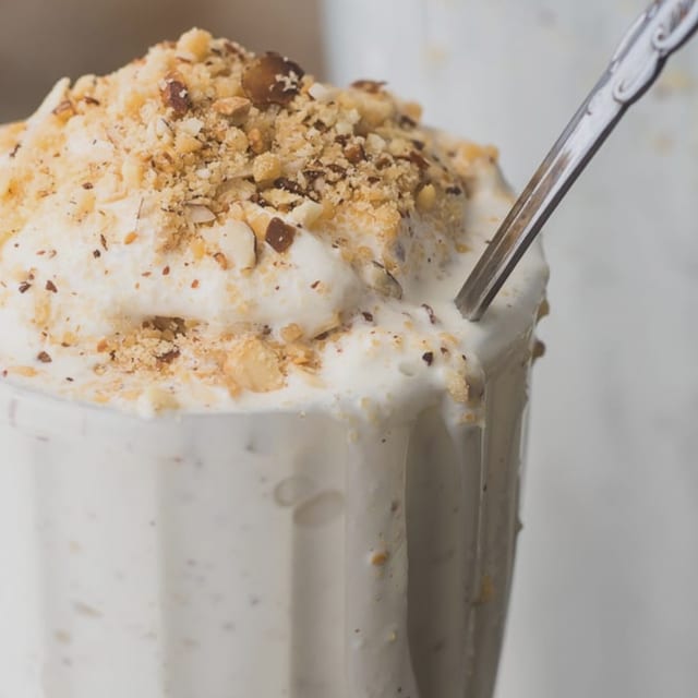 Almond Milkshake.